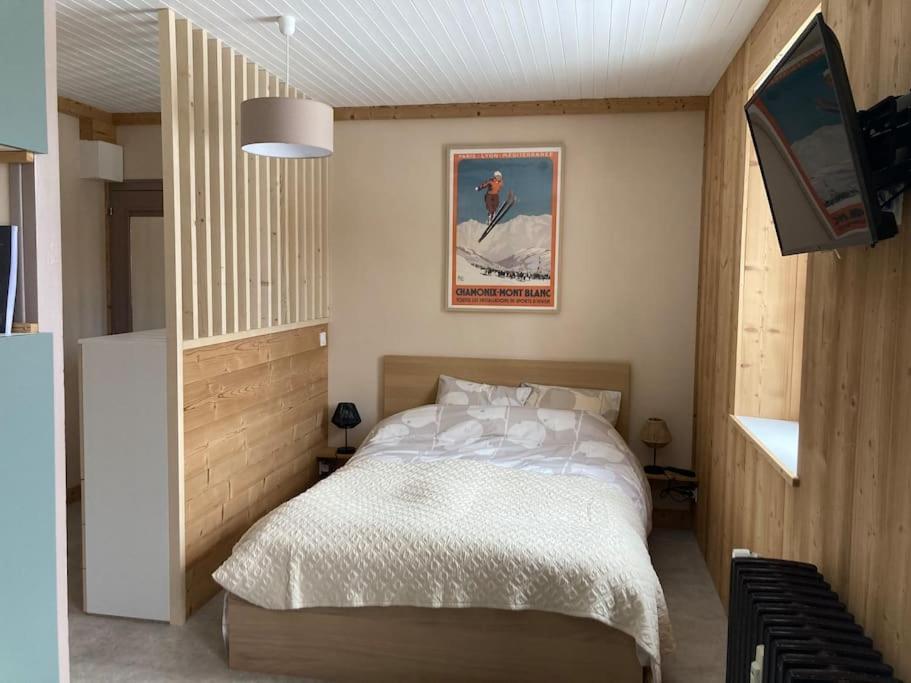 Studio Chaleureux Au Depart Des Sentiers Et Pistes De Ski Lajoux Exterior foto
